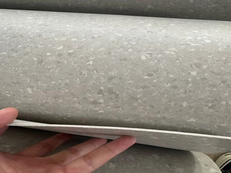 sticky vinyl floor residue